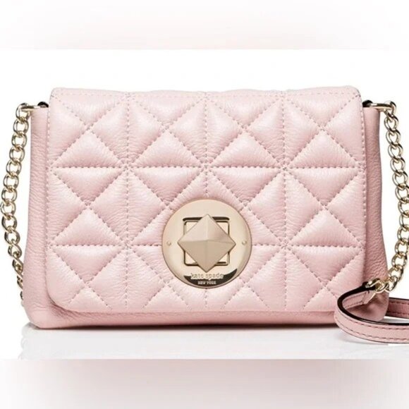 Kate Spade Naomi bag Whitaker Place posy pink with gold - Picture 1 of 7